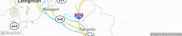 Parryville - map