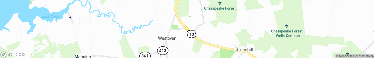 Westover Food Mart Inc - map