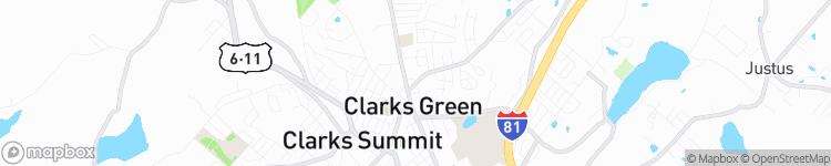 Clarks Green - map
