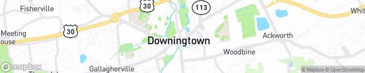 Downingtown - map