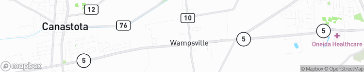 Wampsville - map