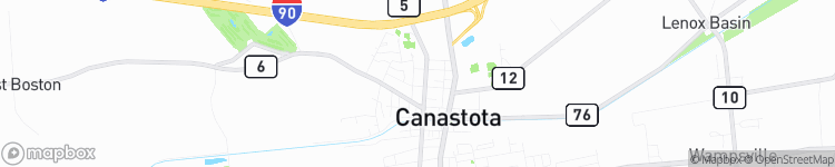 Canastota - map