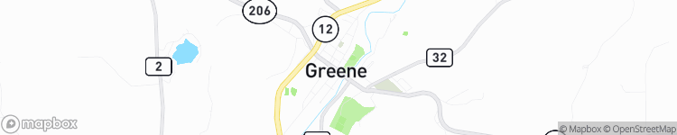 Greene - map