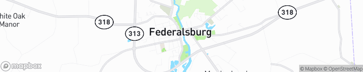 Federalsburg - map