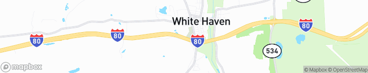 White Haven - map
