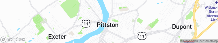 Pittston - map