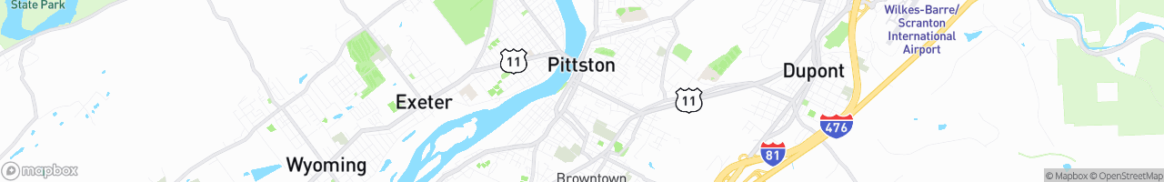 Pittston Township - map