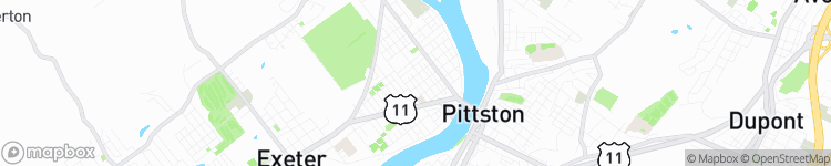 West Pittston - map