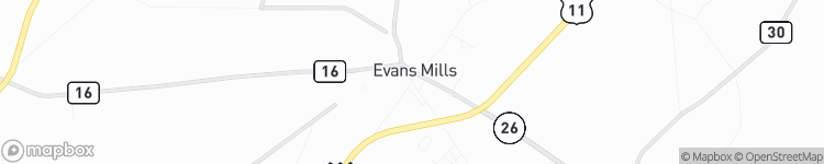 Evans Mills - map