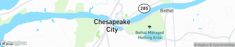 Chesapeake City - map