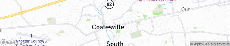 Coatesville - map