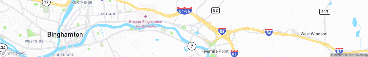 TA Binghamton - map