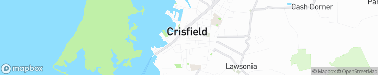 Crisfield - map