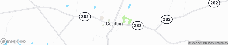 Cecilton - map