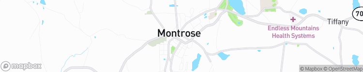 Montrose - map