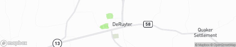 DeRuyter - map