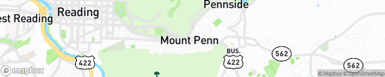 Mount Penn - map