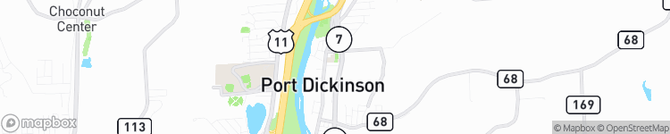 Port Dickinson - map