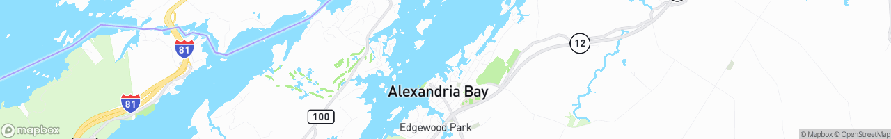 Alexandria Bay - map