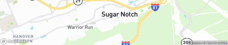 Sugar Notch - map