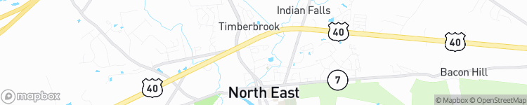 North East - map