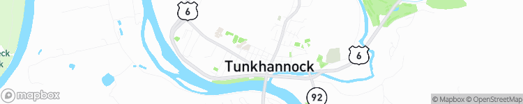 Tunkhannock - map