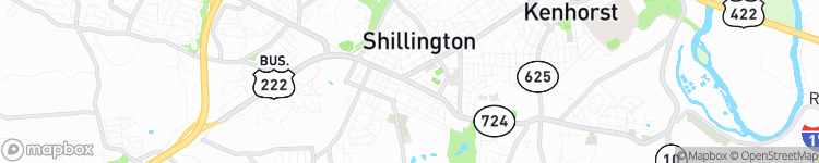 Shillington - map