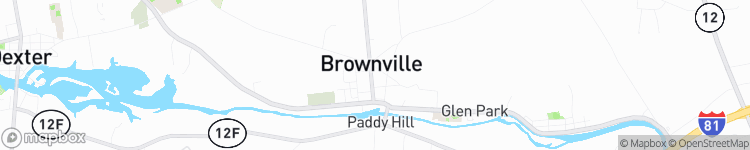 Brownville - map