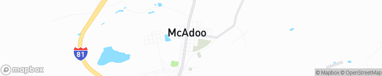 McAdoo - map