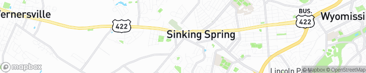 Sinking Spring - map