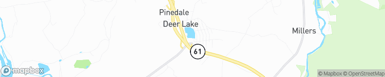 Deer Lake - map