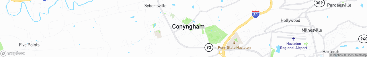 Conyngham - map