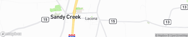 Lacona - map