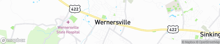 Wernersville - map