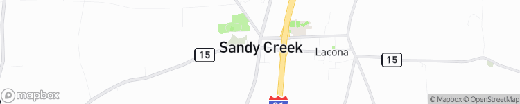 Sandy Creek - map