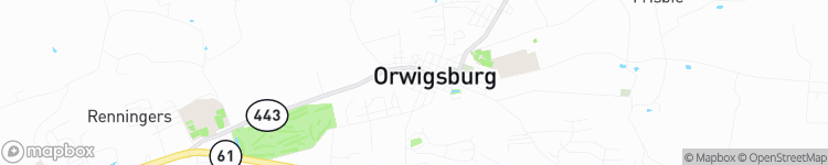 Orwigsburg - map