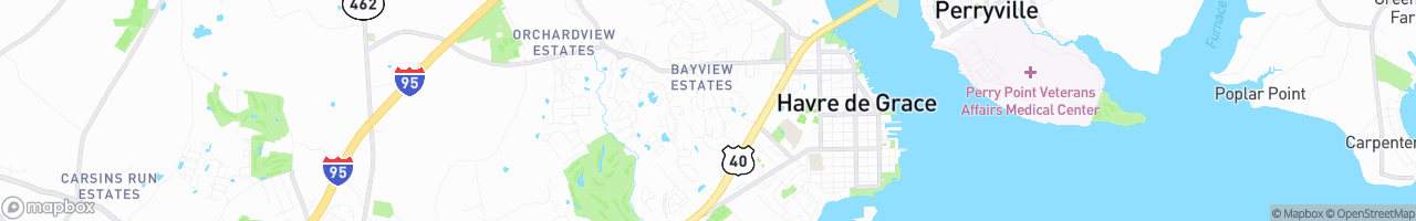 Havre de Grace - map