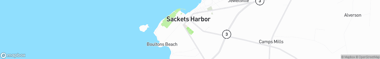 Sackets Harbor - map