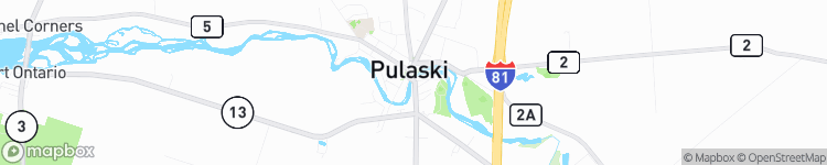 Pulaski - map