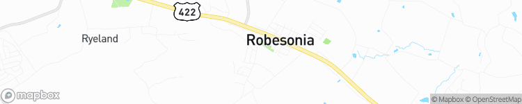 Robesonia - map
