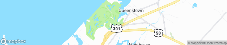 Queenstown - map