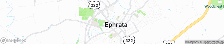 Ephrata - map