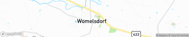 Womelsdorf - map