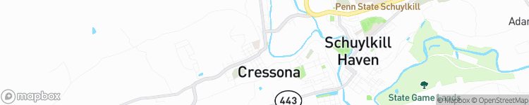 Cressona - map