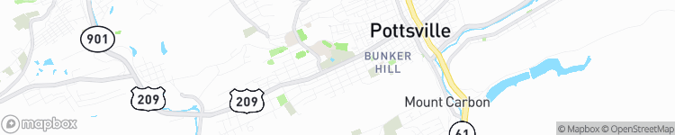 Pottsville - map