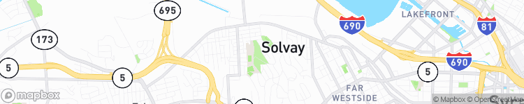 Solvay - map