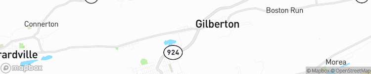 Gilberton - map