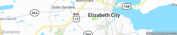 Elizabeth City - map