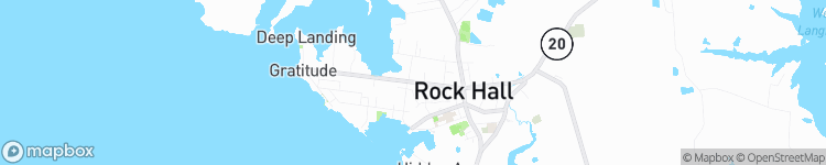 Rock Hall - map