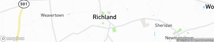 Richland - map